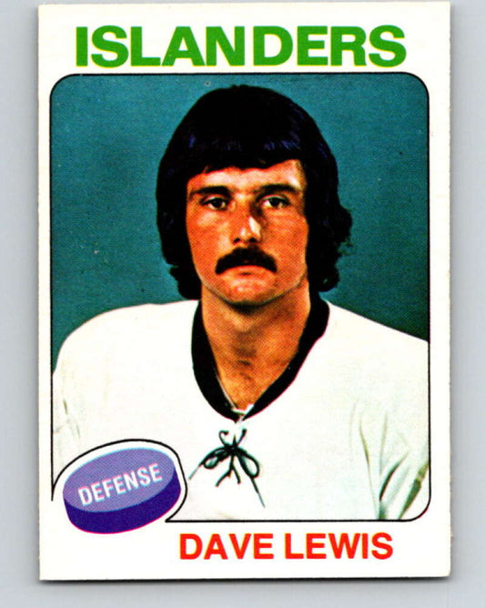 1975-76 O-Pee-Chee #108 Dave Lewis  New York Islanders  V5646