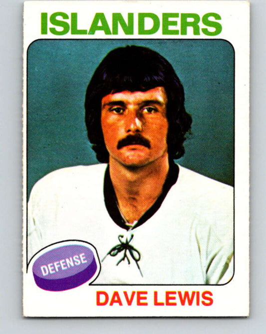 1975-76 O-Pee-Chee #108 Dave Lewis  New York Islanders  V5648