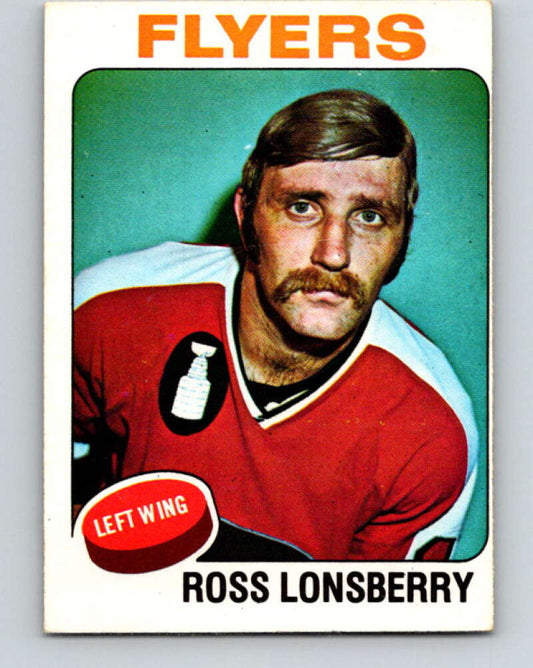 1975-76 O-Pee-Chee #110 Ross Lonsberry  Philadelphia Flyers  V5655