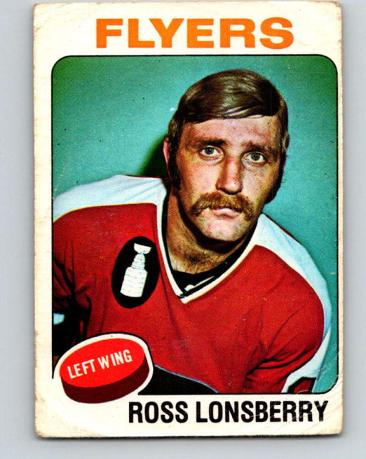 1975-76 O-Pee-Chee #110 Ross Lonsberry  Philadelphia Flyers  V5656