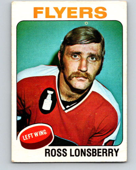 1975-76 O-Pee-Chee #110 Ross Lonsberry  Philadelphia Flyers  V5657
