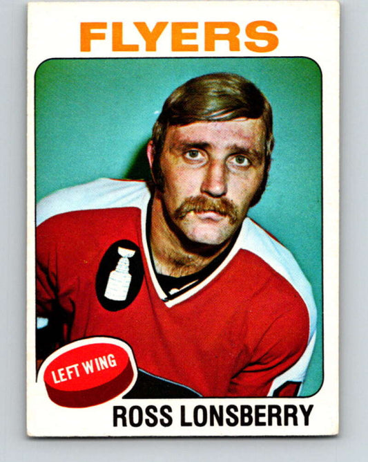 1975-76 O-Pee-Chee #110 Ross Lonsberry  Philadelphia Flyers  V5658