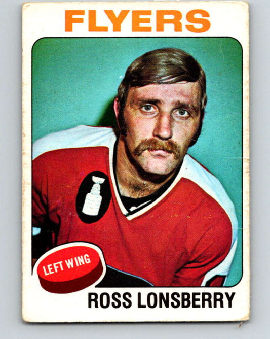 1975-76 O-Pee-Chee #110 Ross Lonsberry  Philadelphia Flyers  V5659