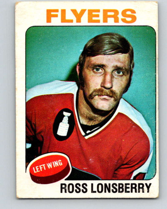 1975-76 O-Pee-Chee #110 Ross Lonsberry  Philadelphia Flyers  V5660