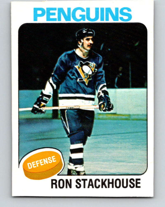 1975-76 O-Pee-Chee #111 Ron Stackhouse  Pittsburgh Penguins  V5662
