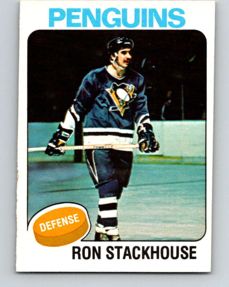 1975-76 O-Pee-Chee #111 Ron Stackhouse  Pittsburgh Penguins  V5663