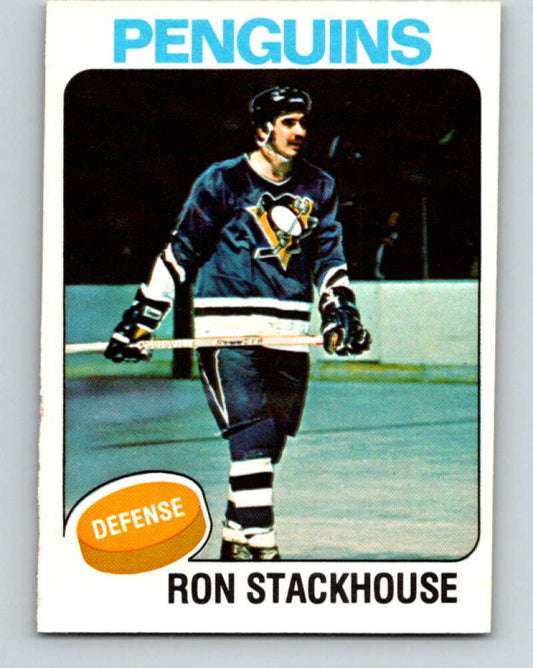 1975-76 O-Pee-Chee #111 Ron Stackhouse  Pittsburgh Penguins  V5663