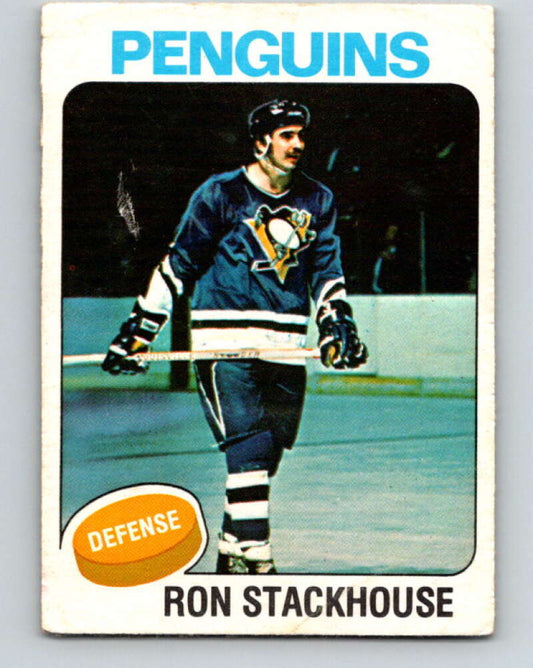 1975-76 O-Pee-Chee #111 Ron Stackhouse  Pittsburgh Penguins  V5665