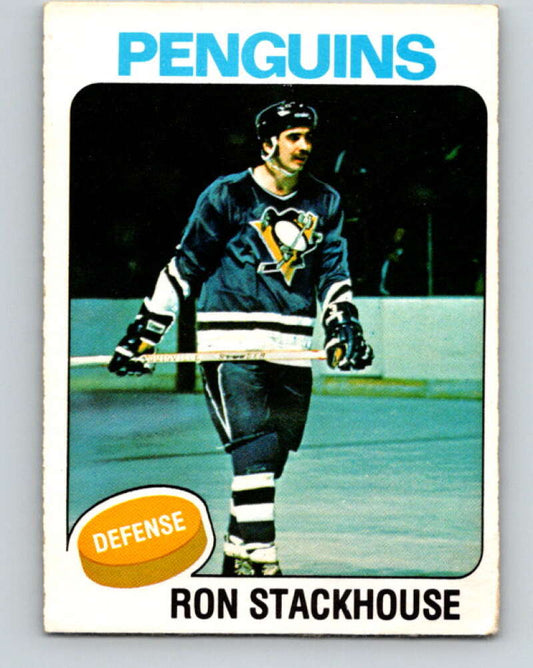 1975-76 O-Pee-Chee #111 Ron Stackhouse  Pittsburgh Penguins  V5666