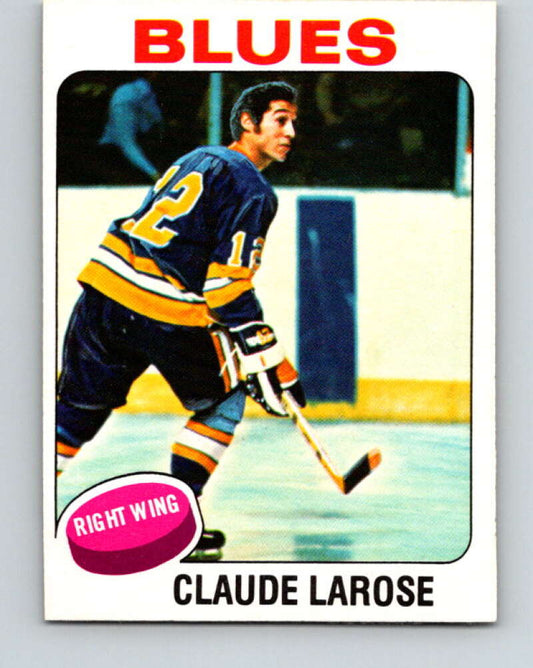 1975-76 O-Pee-Chee #112 Claude Larose  St. Louis Blues  V5667