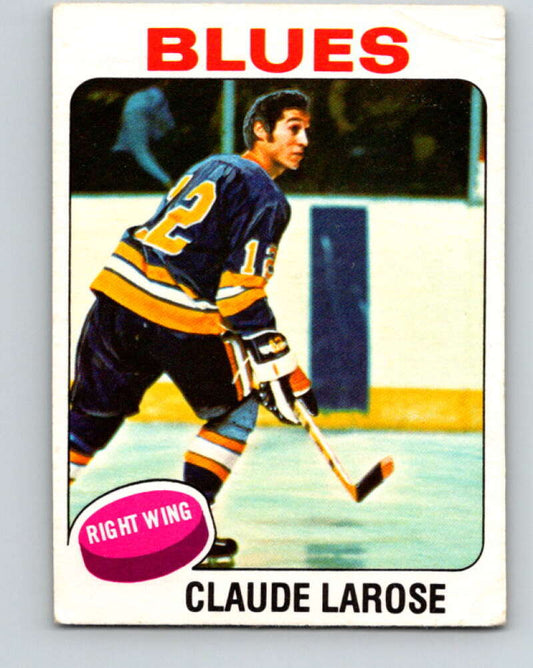 1975-76 O-Pee-Chee #112 Claude Larose  St. Louis Blues  V5669