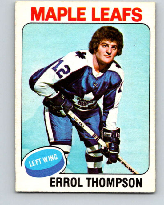 1975-76 O-Pee-Chee #114 Errol Thompson  RC Rookie Leafs  V5675