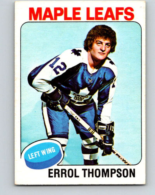 1975-76 O-Pee-Chee #114 Errol Thompson  RC Rookie Leafs  V5676