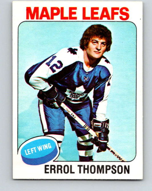 1975-76 O-Pee-Chee #114 Errol Thompson  RC Rookie Leafs  V5677