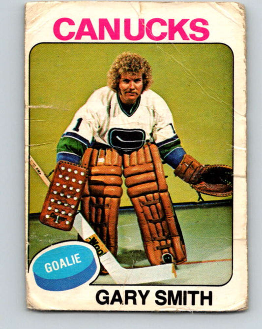 1975-76 O-Pee-Chee #115 Gary Smith  Vancouver Canucks  V5678