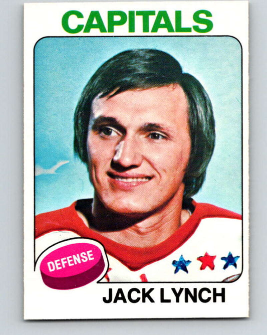 1975-76 O-Pee-Chee #116 Jack Lynch  Washington Capitals  V5682