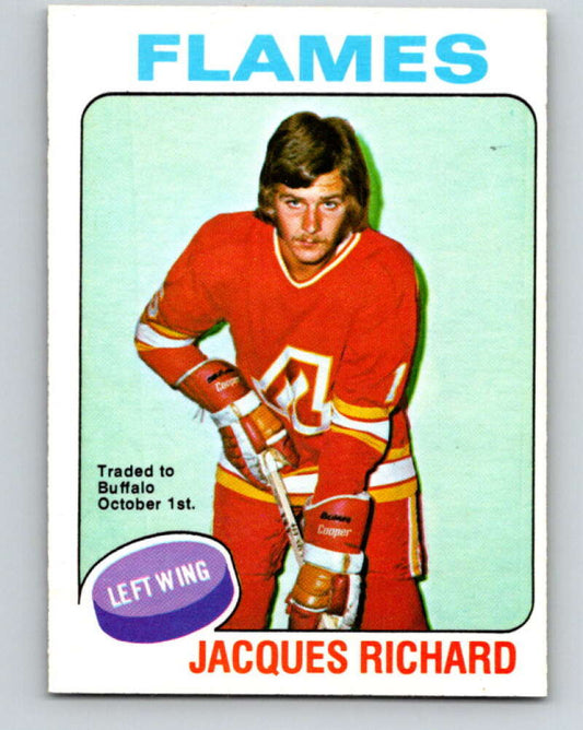 1975-76 O-Pee-Chee #117 Jacques Richard  Atlanta Flames  V5684