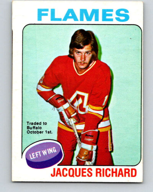 1975-76 O-Pee-Chee #117 Jacques Richard  Atlanta Flames  V5685