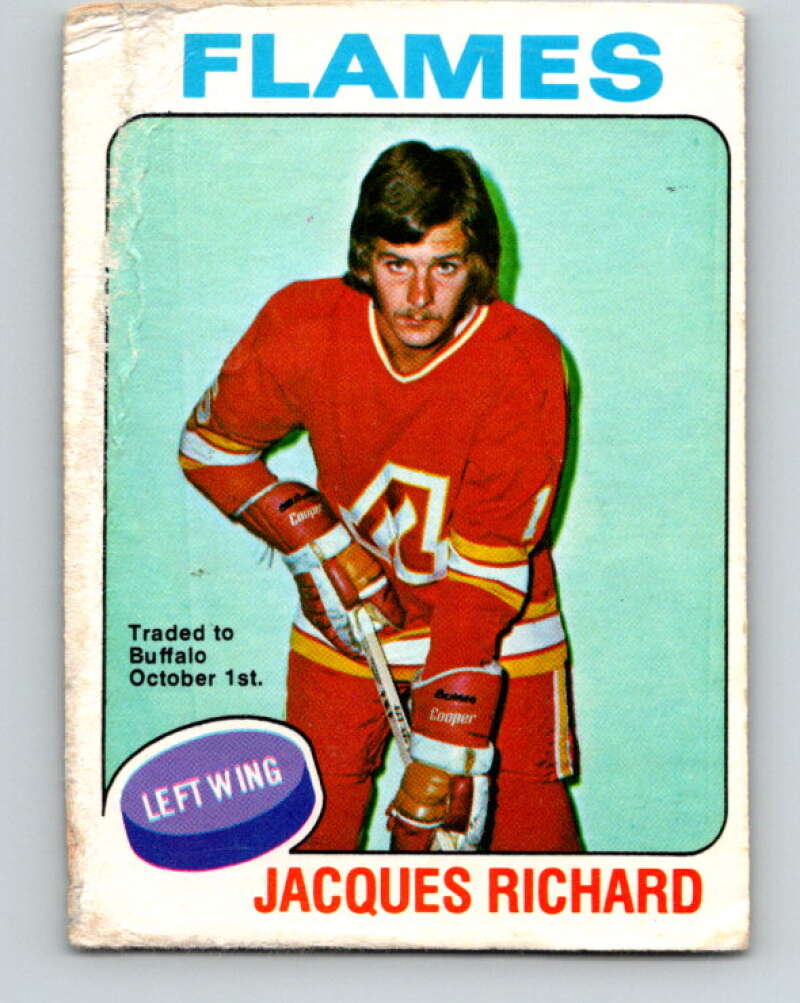 1975-76 O-Pee-Chee #117 Jacques Richard  Atlanta Flames  V5686