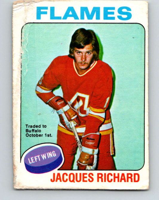 1975-76 O-Pee-Chee #117 Jacques Richard  Atlanta Flames  V5686