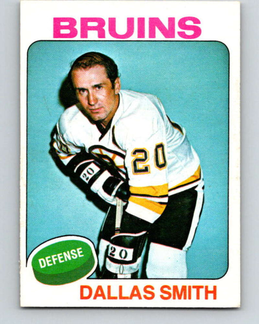 1975-76 O-Pee-Chee #118 Dallas Smith  Boston Bruins  V5688