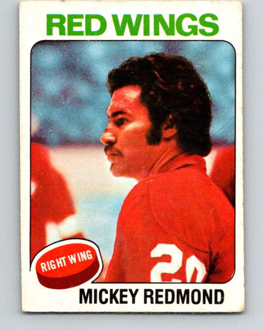 1975-76 O-Pee-Chee #120 Mickey Redmond  Detroit Red Wings  V5692