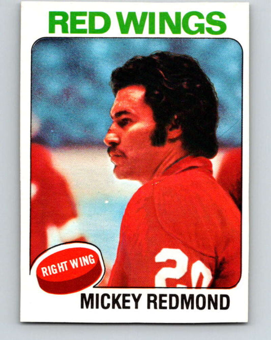 1975-76 O-Pee-Chee #120 Mickey Redmond  Detroit Red Wings  V5694