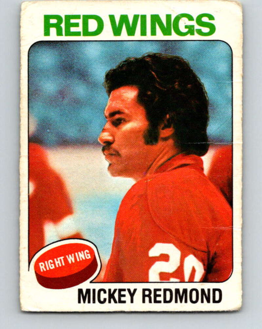 1975-76 O-Pee-Chee #120 Mickey Redmond  Detroit Red Wings  V5695