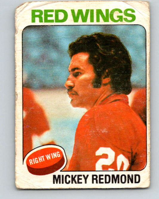 1975-76 O-Pee-Chee #120 Mickey Redmond  Detroit Red Wings  V5696