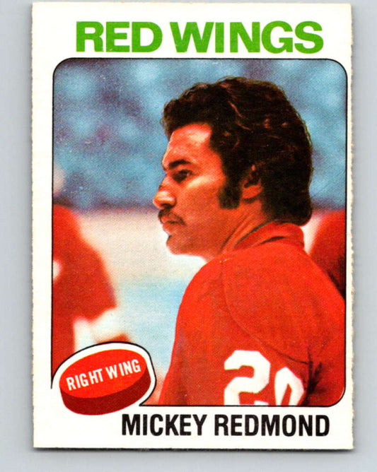 1975-76 O-Pee-Chee #120 Mickey Redmond  Detroit Red Wings  V5697