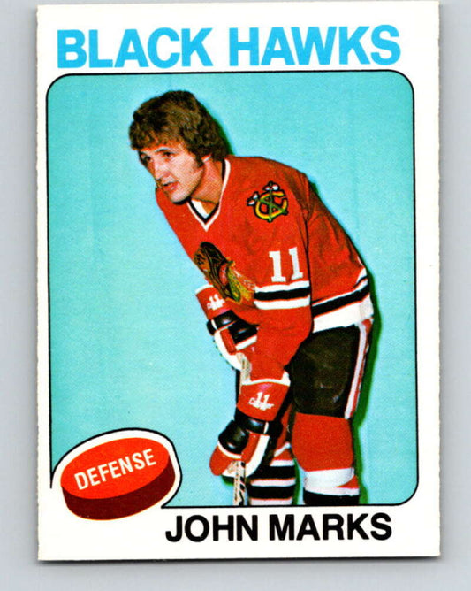 1975-76 O-Pee-Chee #121 John Marks  Chicago Blackhawks  V5701