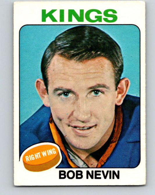 1975-76 O-Pee-Chee #123 Bob Nevin  Los Angeles Kings  V5710