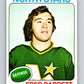 1975-76 O-Pee-Chee #124 Fred Barrett  Minnesota North Stars  V5713