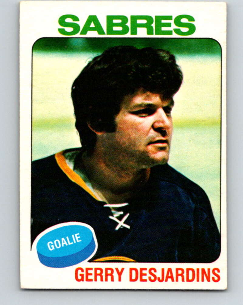 1975-76 O-Pee-Chee #125 Gerry Desjardins  Buffalo Sabres  V5720