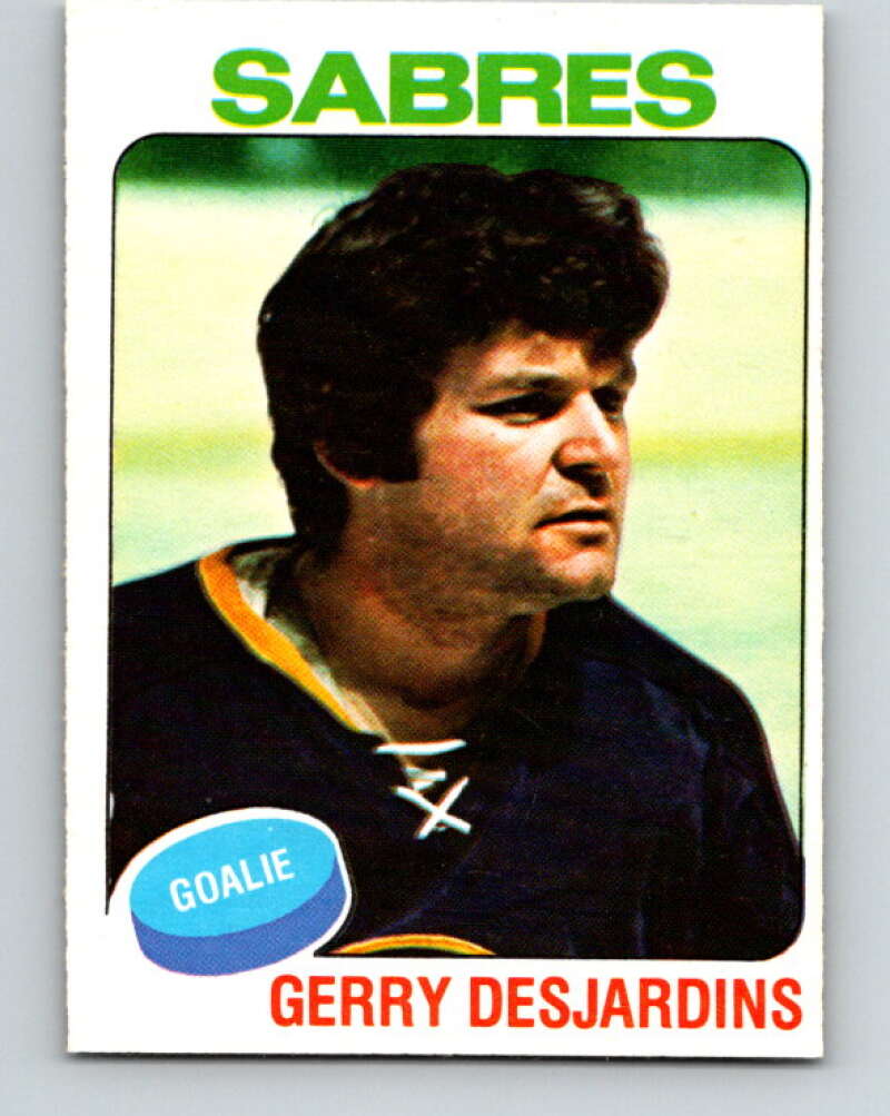 1975-76 O-Pee-Chee #125 Gerry Desjardins  Buffalo Sabres  V5721