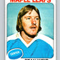 1975-76 O-Pee-Chee #132 Stan Weir  Toronto Maple Leafs  V5758