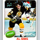 1975-76 O-Pee-Chee #136 Al Sims  Boston Bruins  V5778
