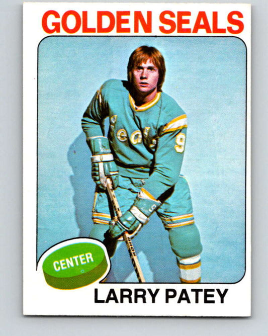 1975-76 O-Pee-Chee #137 Larry Patey  RC Rookie California Golden Seals  V5782