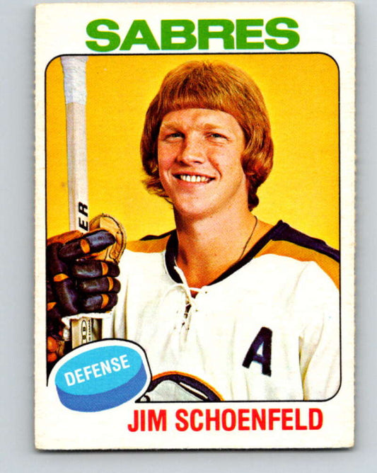 1975-76 O-Pee-Chee #138 Jim Schoenfeld  Buffalo Sabres  V5783