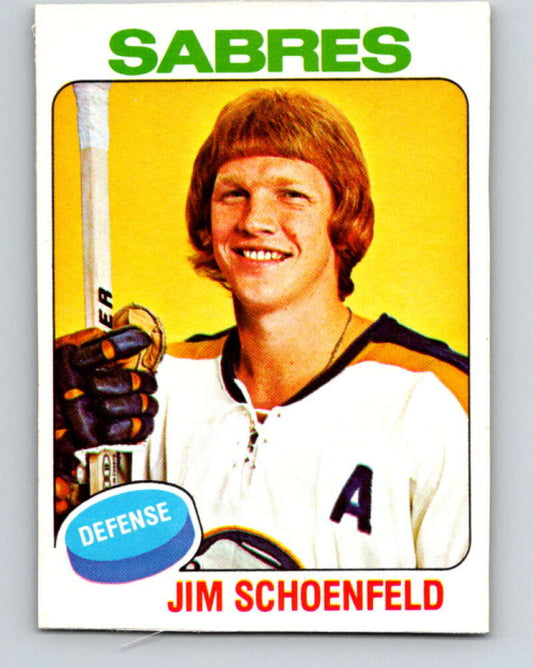 1975-76 O-Pee-Chee #138 Jim Schoenfeld  Buffalo Sabres  V5784