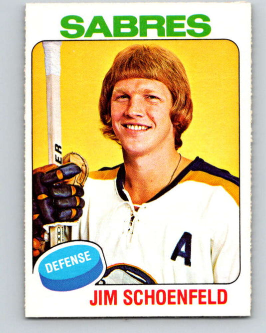 1975-76 O-Pee-Chee #138 Jim Schoenfeld  Buffalo Sabres  V5785