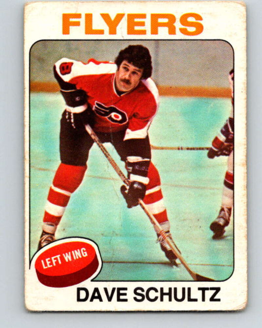 1975-76 O-Pee-Chee #147 Dave Schultz  Philadelphia Flyers  V5821