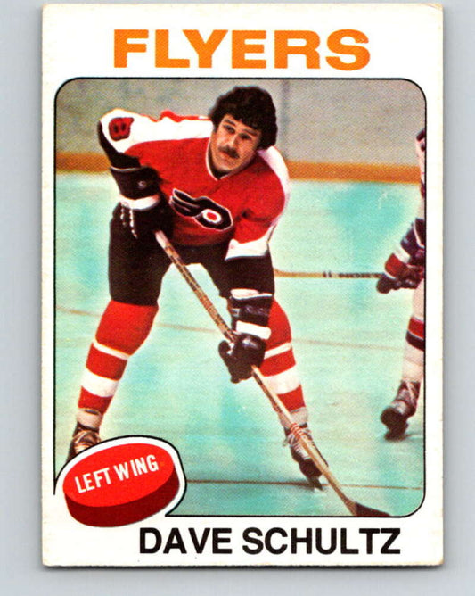1975-76 O-Pee-Chee #147 Dave Schultz  Philadelphia Flyers  V5822