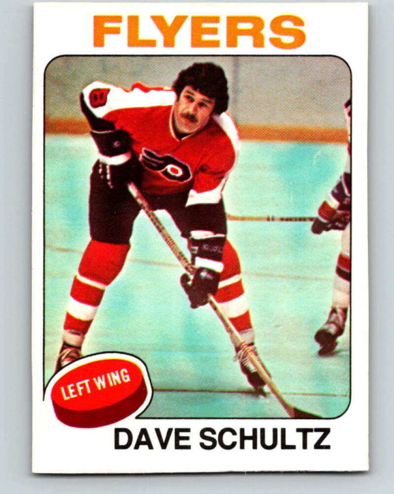 1975-76 O-Pee-Chee #147 Dave Schultz  Philadelphia Flyers  V5823