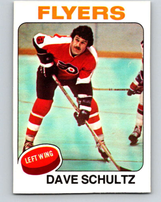 1975-76 O-Pee-Chee #147 Dave Schultz  Philadelphia Flyers  V5823