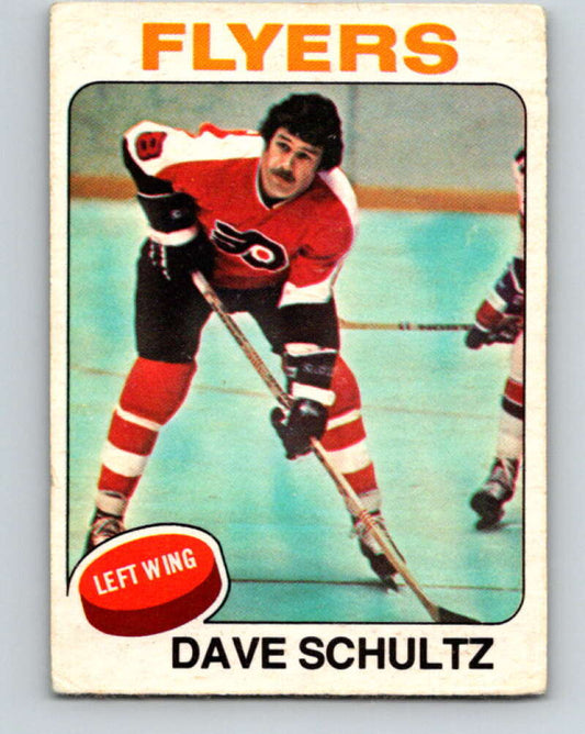 1975-76 O-Pee-Chee #147 Dave Schultz  Philadelphia Flyers  V5824