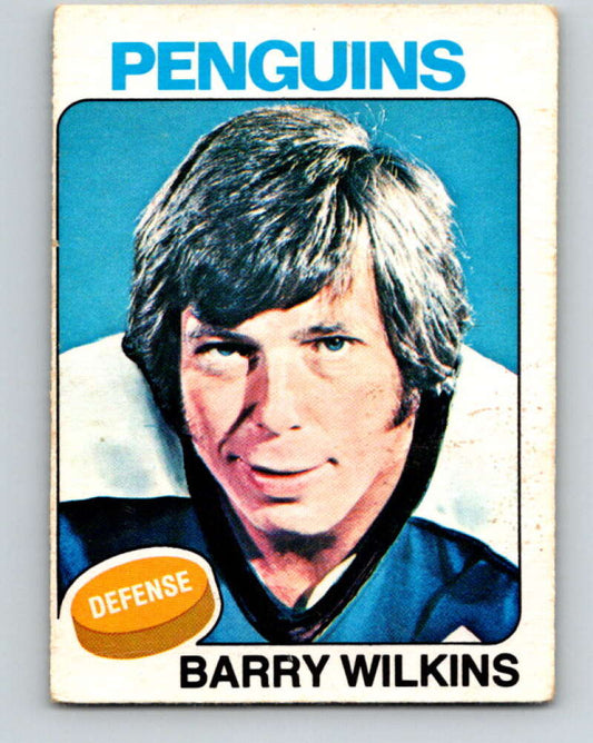 1975-76 O-Pee-Chee #148 Barry Wilkins  Pittsburgh Penguins  V5825