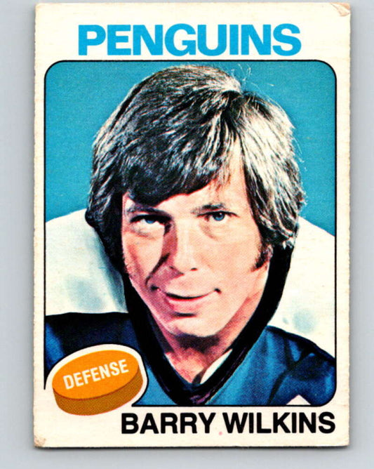 1975-76 O-Pee-Chee #148 Barry Wilkins  Pittsburgh Penguins  V5826
