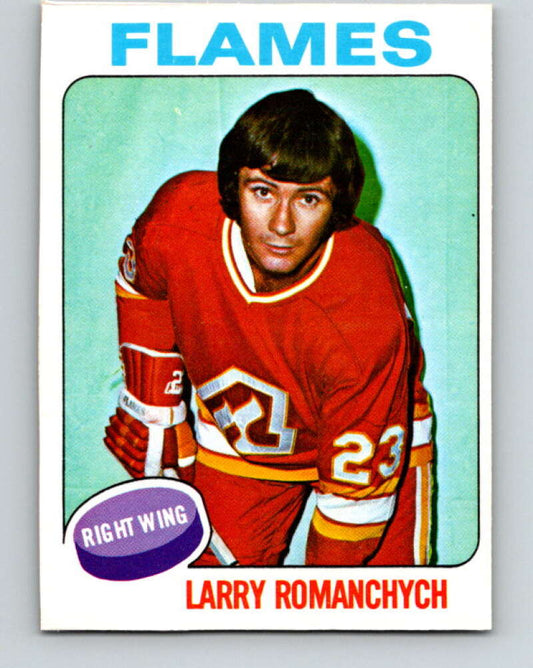 1975-76 O-Pee-Chee #153 Larry Romanchych  Atlanta Flames  V5850