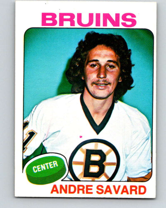 1975-76 O-Pee-Chee #155 Andre Savard  Boston Bruins  V5857